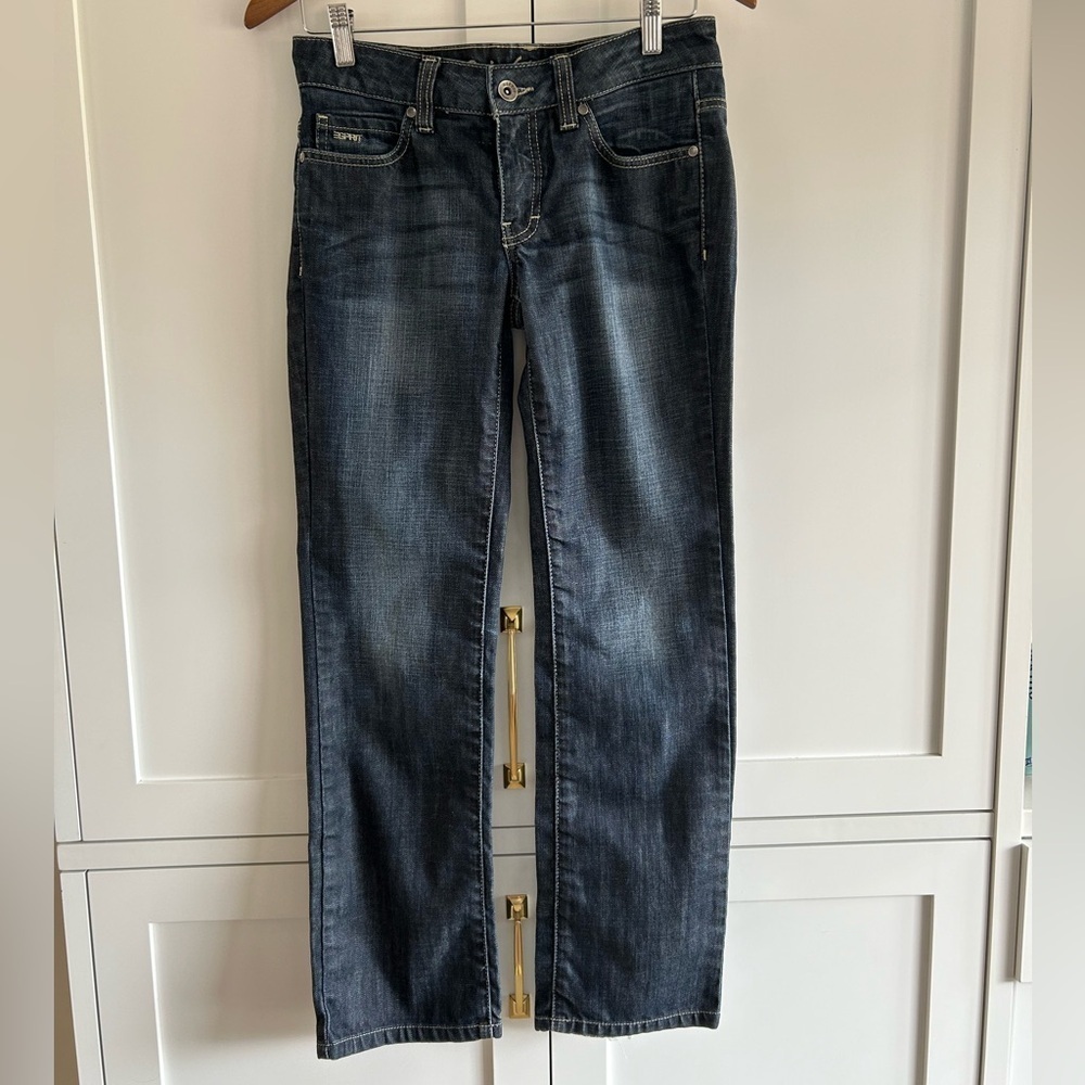 Esprit 94107 Smart Straight Leg Dark Wash Jeans